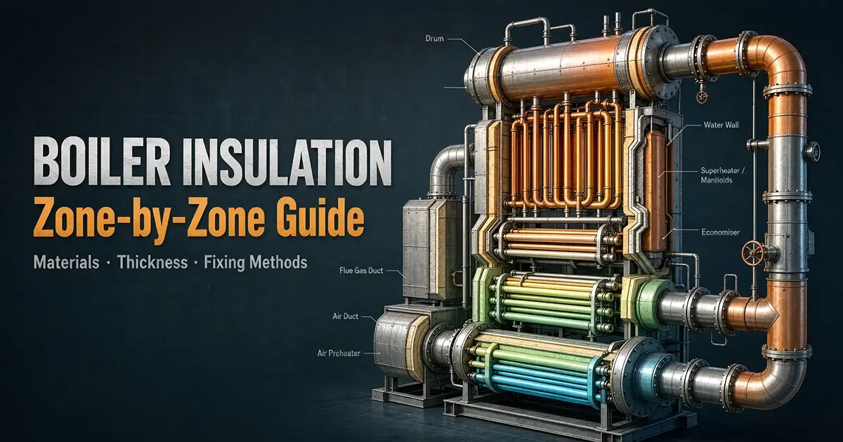 Boiler Insulation: A Zone-by-Zone Guide to Materials, Thickness and Fixing
