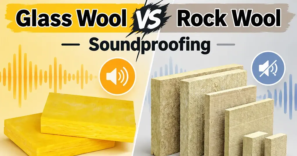 Glass Wool vs Rock Wool for Soundproofing: Which Absorbs Better?