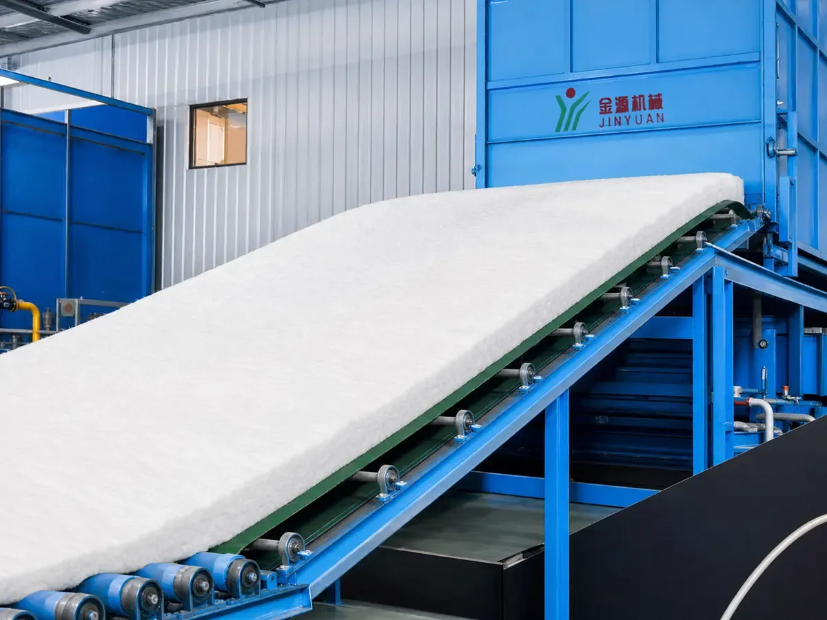 ceramic‑fiber‑blanket‑conveyor‑drying‑section‑production‑line