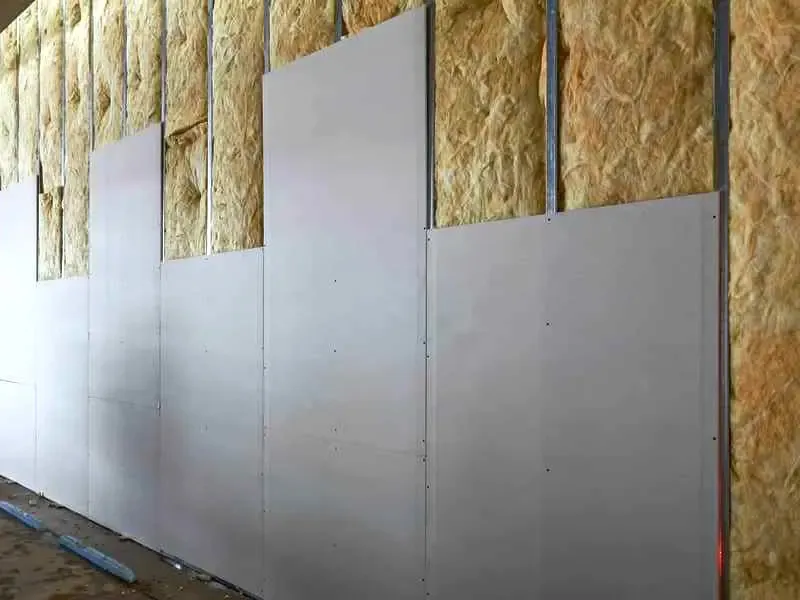 Rock wool board for partition wall fire‑acoustic insulation