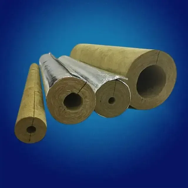 Rockwool Pipe Insulation for Steam Pipes — rock wool